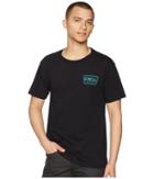 O'neill Trapezoid Short Sleeve Screen Tee (black) Men's T Shirt
