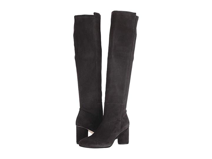 Stuart Weitzman Eloise 75 (asphalt Suede) Women's Shoes