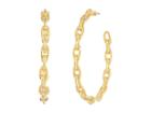 Kate Spade New York Chain Reaction Link Hoops Earrings (gold) Earring
