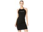 Bebe Gathered Halter Mini Dress (black) Women's Dress
