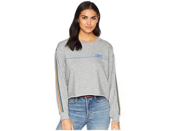 Levi's(r) Womens Graphic Athletic Crew (levi's(r) Crew With Detail Smokestack Heather) Women's Clothing