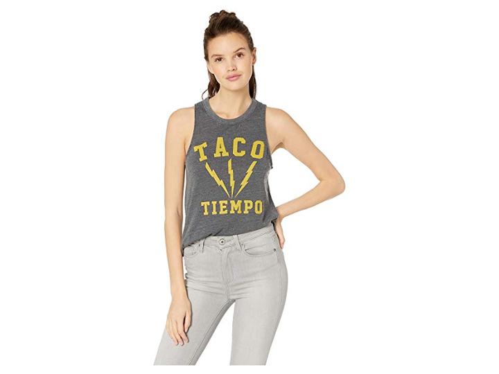 Chaser Taco Time Tri-blend Muscle Tank (hulk) Women's Sleeveless