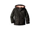 Columbia Kids Casual Slopestm Jacket (little Kids/big Kids) (black Heather/tiki Pink) Girl's Coat