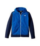 The North Face Kids Glacier Full Zip Hoodie (little Kids/big Kids) (turkish Sea/cosmic Blue/high-rise Grey) Boy's Sweatshirt