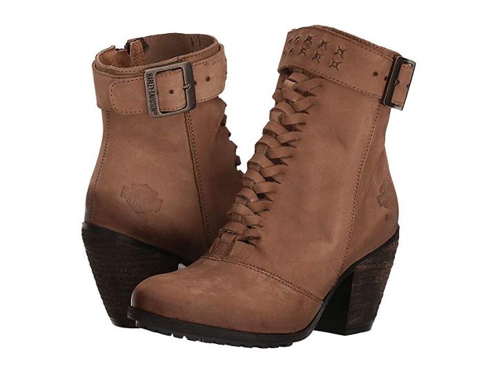 Harley-davidson Calkins (tan) Women's Lace-up Boots