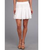 Bcbgmaxazria Lourdes Woven Sportswear Skirt (white) Women's Skirt