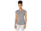 Puma Active Logo Heather Tee (puma Black Heather) Women's Clothing