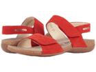 Mephisto Agave (scarlet Bucksoft) Women's Sandals