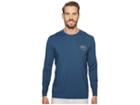 Quiksilver Waterman Chill Long Sleeve Rashguard T-shirt (dark Denim) Men's Swimwear