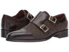 Etro Wool/leather Double Monk (brown) Men's Shoes