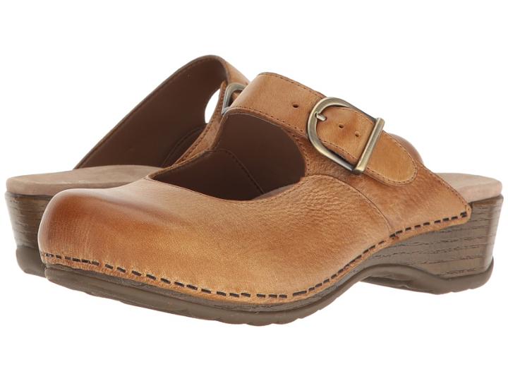 Dansko Martina (honey Distressed) Women's Clog Shoes