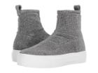 Kennel & Schmenger Glitter Sock Boot (silver Stretch Lurex) Women's Boots