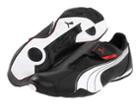 Puma Redon Move Mma (black/white/high Risk Red) Men's Hook And Loop Shoes