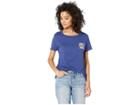 Juicy Couture Juicy Triple Foil Logo Graphic Tee (regal) Women's Clothing