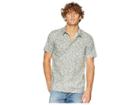 O'neill Palms Away Woven Top (dark Sea Glass) Men's Clothing