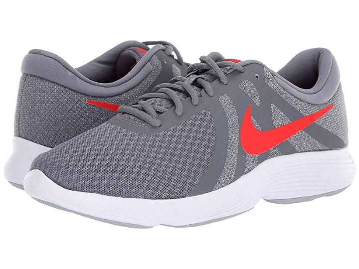 Nike Revolution 4 (cool Grey/habanero Red/wolf Grey/white) Men's Running Shoes