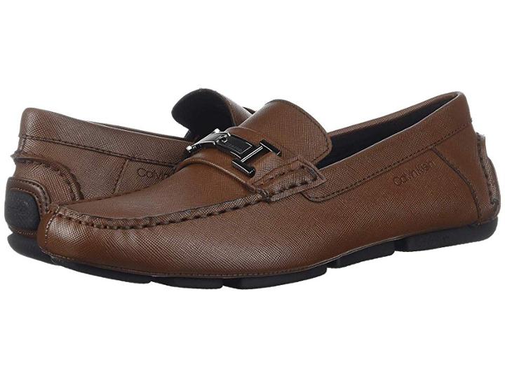 Calvin Klein Magnus (new Tan Weave Emboss) Men's Shoes