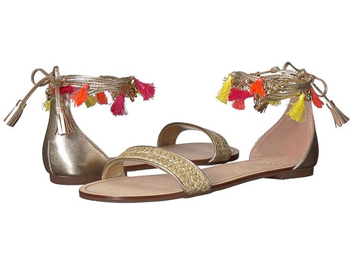 Lilly Pulitzer Willa Sandal (gold Metallic) Women's Dress Sandals