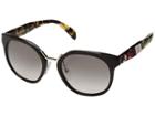 Prada 0pr 17ts (brown/flowers/pink Gradient Grey) Fashion Sunglasses