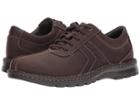 Clarks Vanek Walk (dark Brown Leather) Men's Shoes