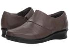Clarks Hope Race (grey Leather) Women's  Shoes