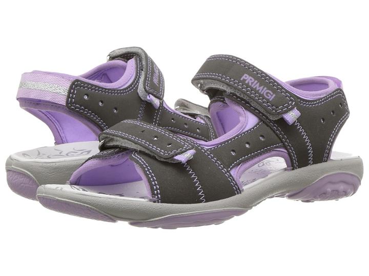 Primigi Kids Pbr 13789 (little Kid) (grey/purple) Girl's Shoes