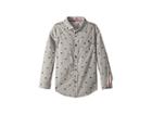 Hatley Kids Tiny Bears Button Down Shirt (toddler/little Kids/big Kids) (grey) Boy's Long Sleeve Button Up