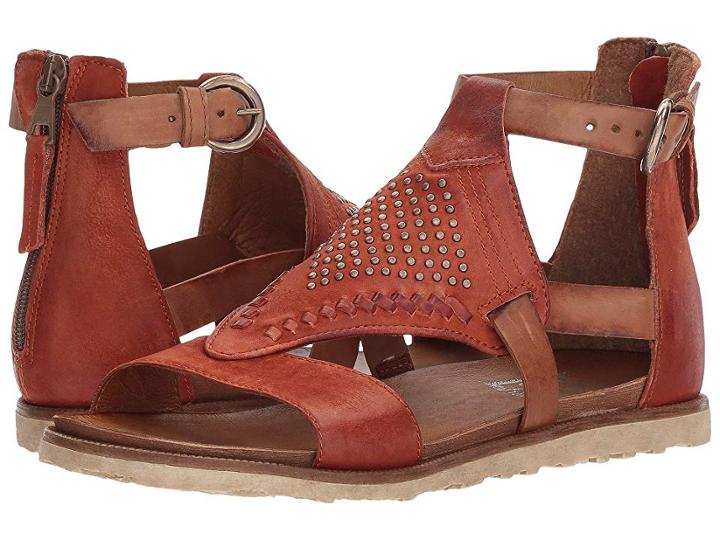 Miz Mooz Tessa (rust) Women's Sandals