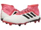 Adidas Predator 18.2 Fg (white/black/real Coral) Men's Soccer Shoes