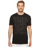 Calvin Klein Scattered Letters Logo Tee (black) Men's T Shirt