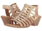 Comfortiva Fran (platino Distressed Foil Suede) High Heels