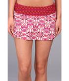 Prana Sakti Swim Skirt (sprinkle Lotus) Women's Swimwear