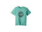 Vissla Kids Scripps T-shirt Top (big Kids) (vintage Green Heather) Boy's T Shirt