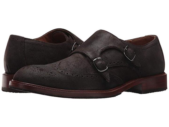 Trask Leland (gray Waxed Suede) Men's Shoes
