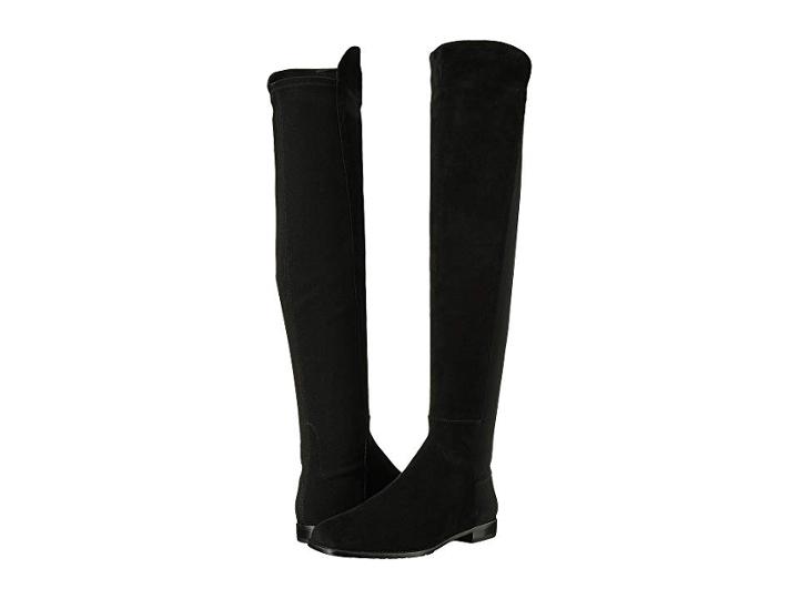 Stuart Weitzman Corley (black Suede) Women's Boots