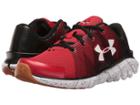 Under Armour Kids Ua X Level Scramjet (little Kid) (red/black/white) Boys Shoes