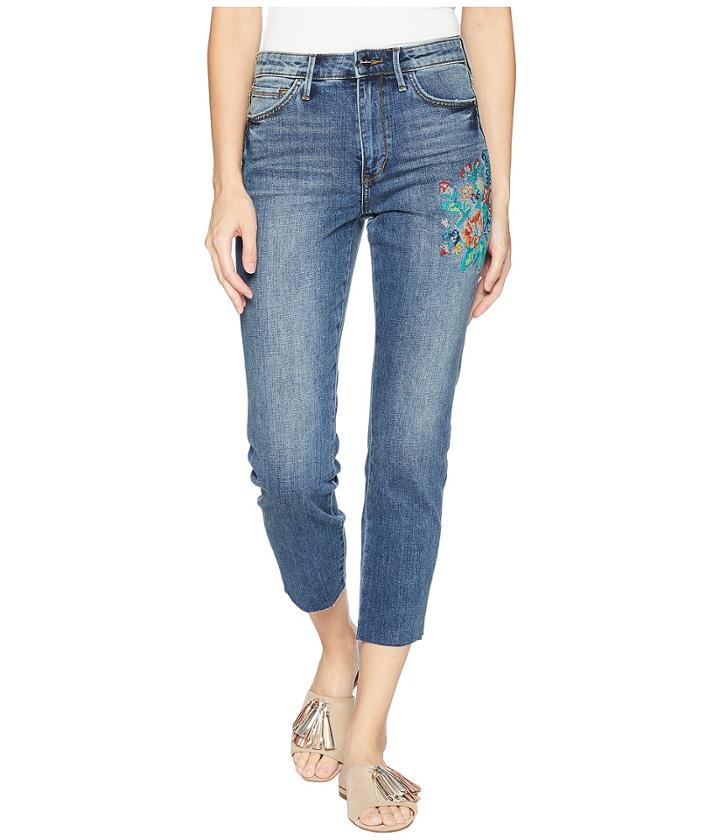 Sam Edelman The Mary Jane High-rise Straight Crop In Harlin (harlin) Women's Jeans