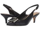 Tahari Stroll Slingback Heel (black Calf) Women's Shoes