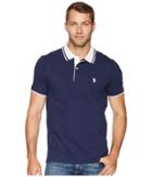 U.s. Polo Assn. Short Sleeve Classic Fit Solid Pique Polo Shirt (classic Navy) Men's Clothing