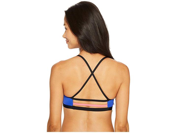 Tyr Solid Trinity Top (royal/black) Women's Swimwear