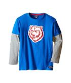 Toobydoo Wild Bunch Grizzly Tee (infant/toddler/little Kids/big Kids) (blue/grey/red Bear Graphic) Boy's T Shirt