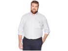 Polo Ralph Lauren Big Tall Lightweight Twill (blanc/cranberry Multi) Men's Clothing