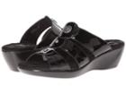 Walking Cradles Call (black Patent) Women's Sandals