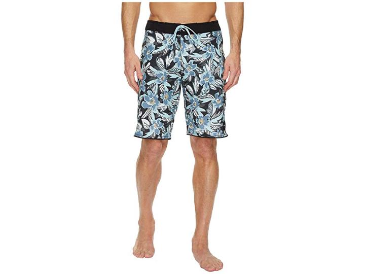 Rvca Paradise Valley Trunk (grey) Men's Swimwear
