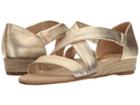 Anne Klein Nicco (light Gold Leather) Women's Shoes