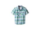 Levi's(r) Kids Seacliff Short Sleeve Shirt (toddler) (medium Green) Boy's Clothing