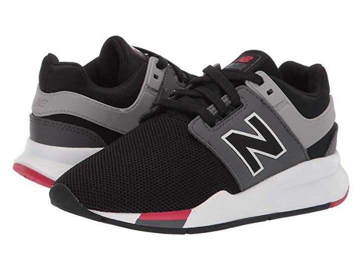 New Balance Kids Ps247v2 (little Kid) (black/mineral Rose) Boys Shoes
