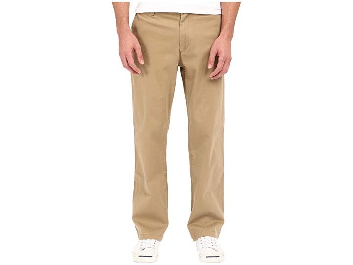Dockers Washed Khaki Straight (new British Khaki) Men's Casual Pants