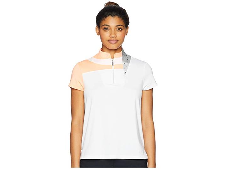 Jamie Sadock Ombre Fade Short Sleeve Top (passion) Women's Short Sleeve Pullover
