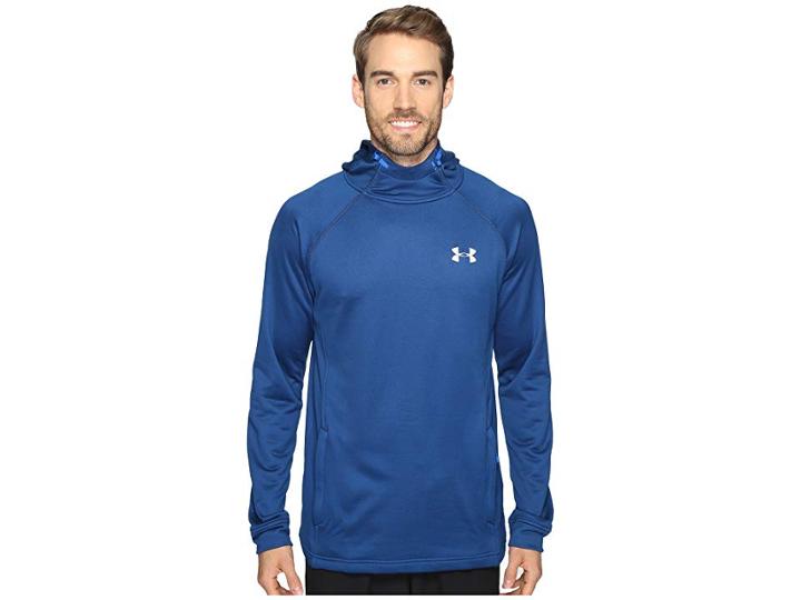 Under Armour Tech Terry Popover (blackout Navy/blackout Navy/silver) Men's Sweatshirt